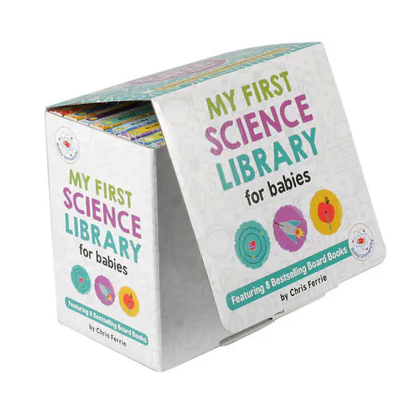 My First Science Library: 8 Board Book Box Set