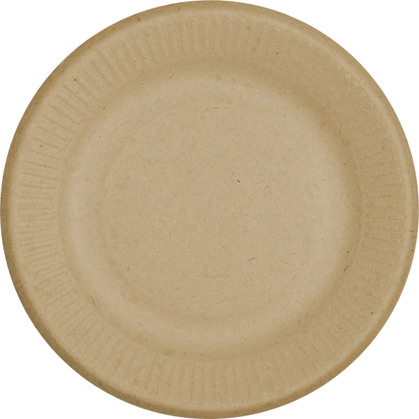 World Centric Compostable Fiber 9'' Plate, 250 ct