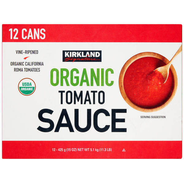 Organic Tomato Sauce, 15 oz, 12 ct