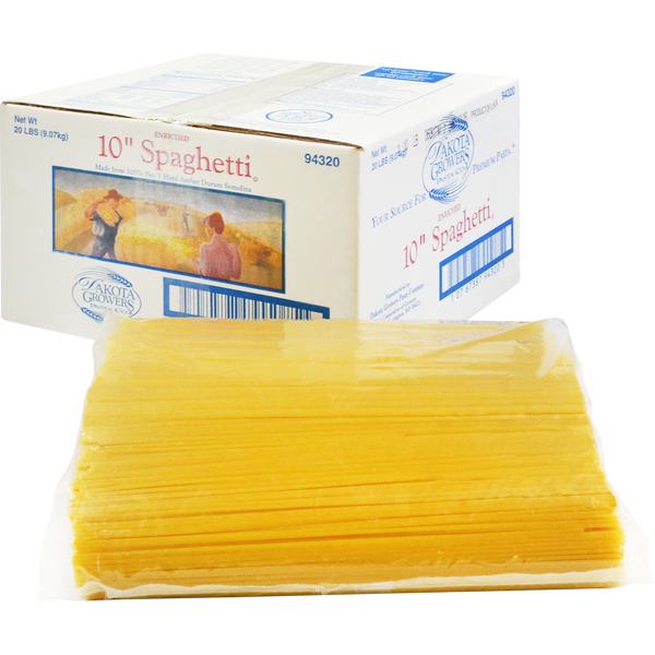 Pasta Co 10" Spaghetti Noodles, 10 lbs, 2 ct