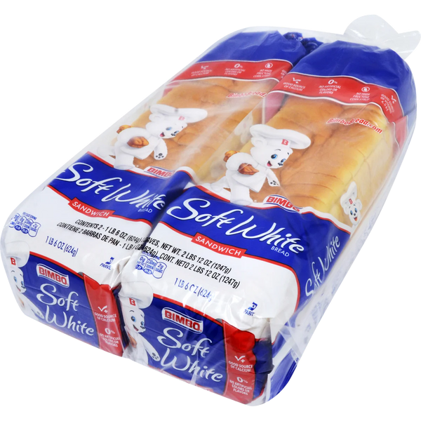 Pan Blanco Soft White Bread, 20 oz, 2 ct