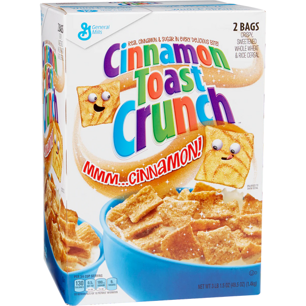 Cinnamon Toast Crunch Cereal, 49.5 oz