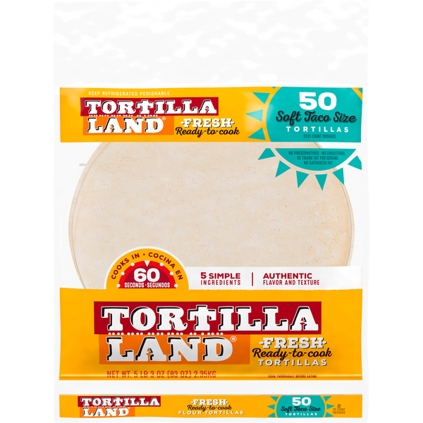 Flour Tortillas, 50 ct