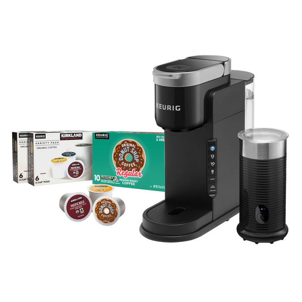 K-Cafe Barista Bar Single-Serve Coffee Maker and Frother with K-Cup Pods