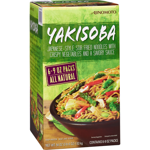 Yakisoba with Vegetables, All Natural, 9 oz, 6 ct