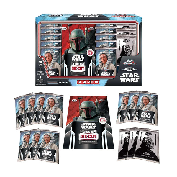 2024 Topps CHROME Star Wars Cards Collection Box