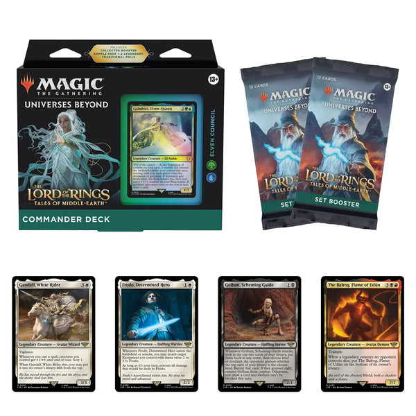 Magic: The Gathering The Lord of the Rings Commander Bundle – Elven Council