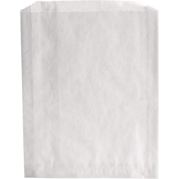 PB25 Grease Resistant Sandwich and Pastry Bag, 6-1/2"L x 1"W x 8"H, White, 2000 ct