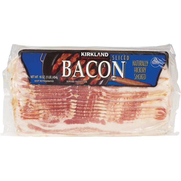 Sliced Bacon, Hickory Smoked, 1 lb, 4 ct