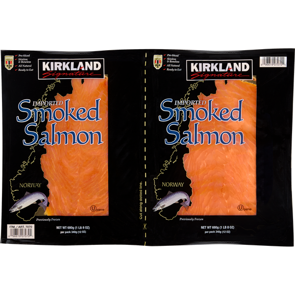 Smoked Salmon, 12 oz, 2 ct