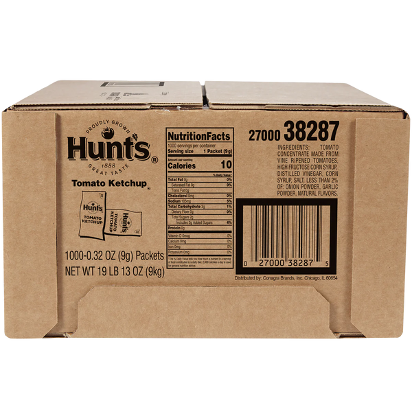 Hunt's Ketchup Portion Packets, 1000 ct