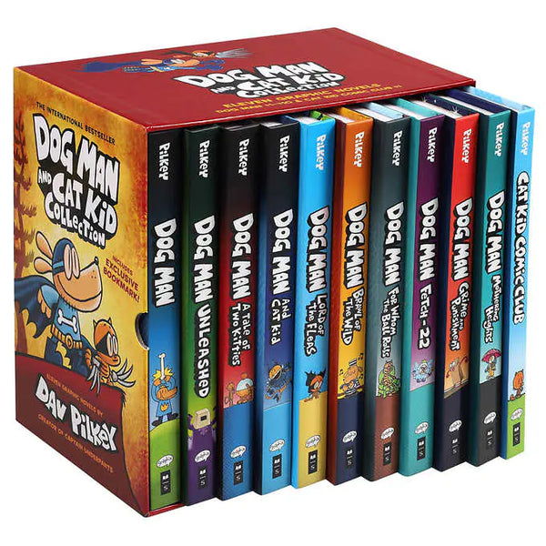 Dog Man and Cat Kid Collection: 11 Graphic Novels Box Set