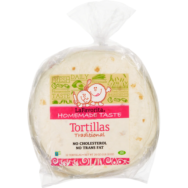 Flour Tortillas, Traditional Size, 12-pack, 3 ct