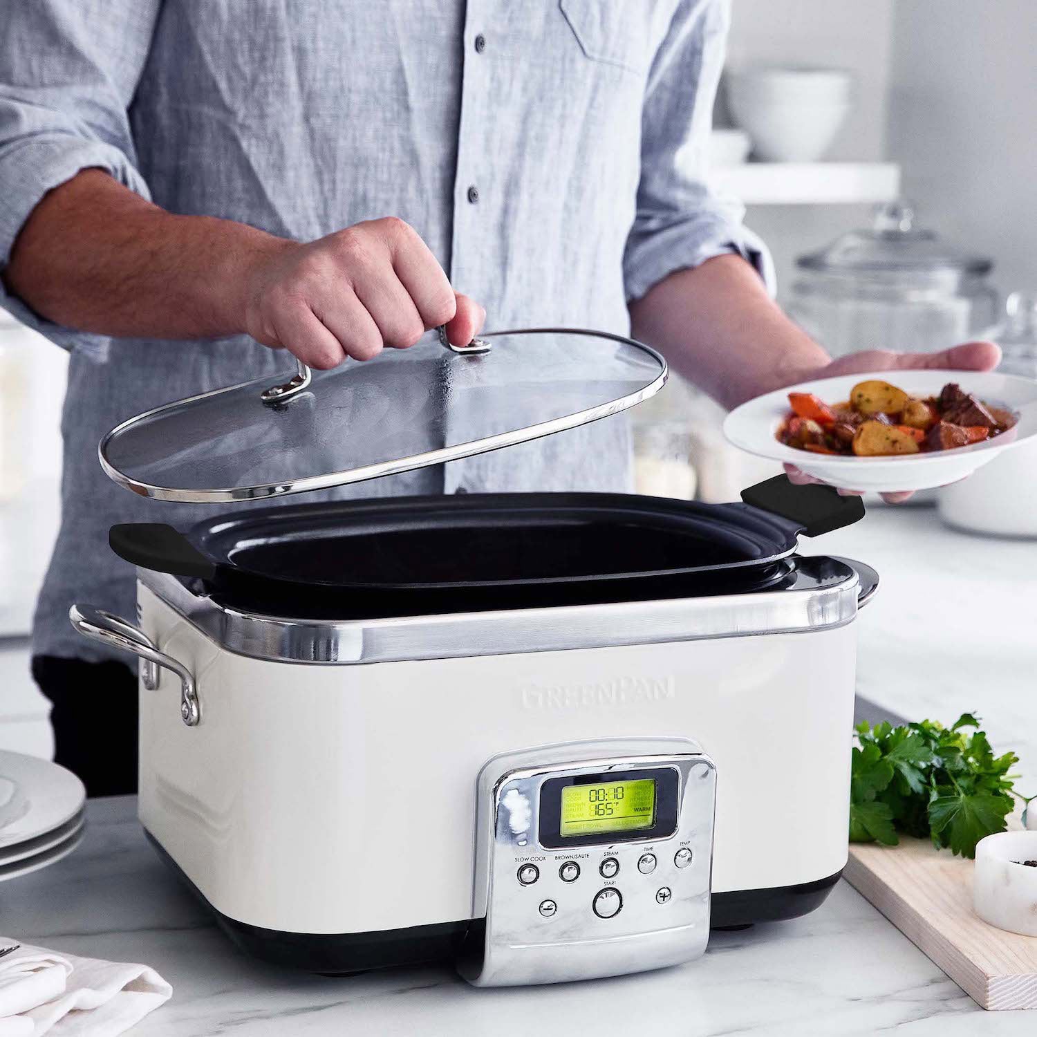 Elite 8-In-1 Programmable 6QT Electric Slow Cooker