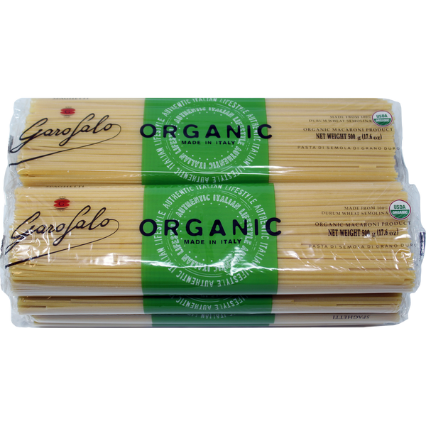 Organic Spaghetti Noodles, 17.6 oz, 8 ct