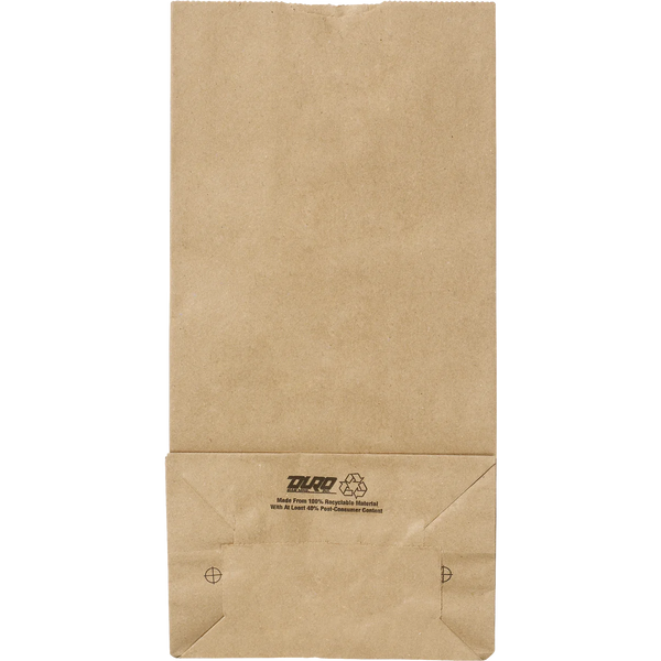 Duro Bag #4 Recycled Paper Bag, Kraft, 500 ct