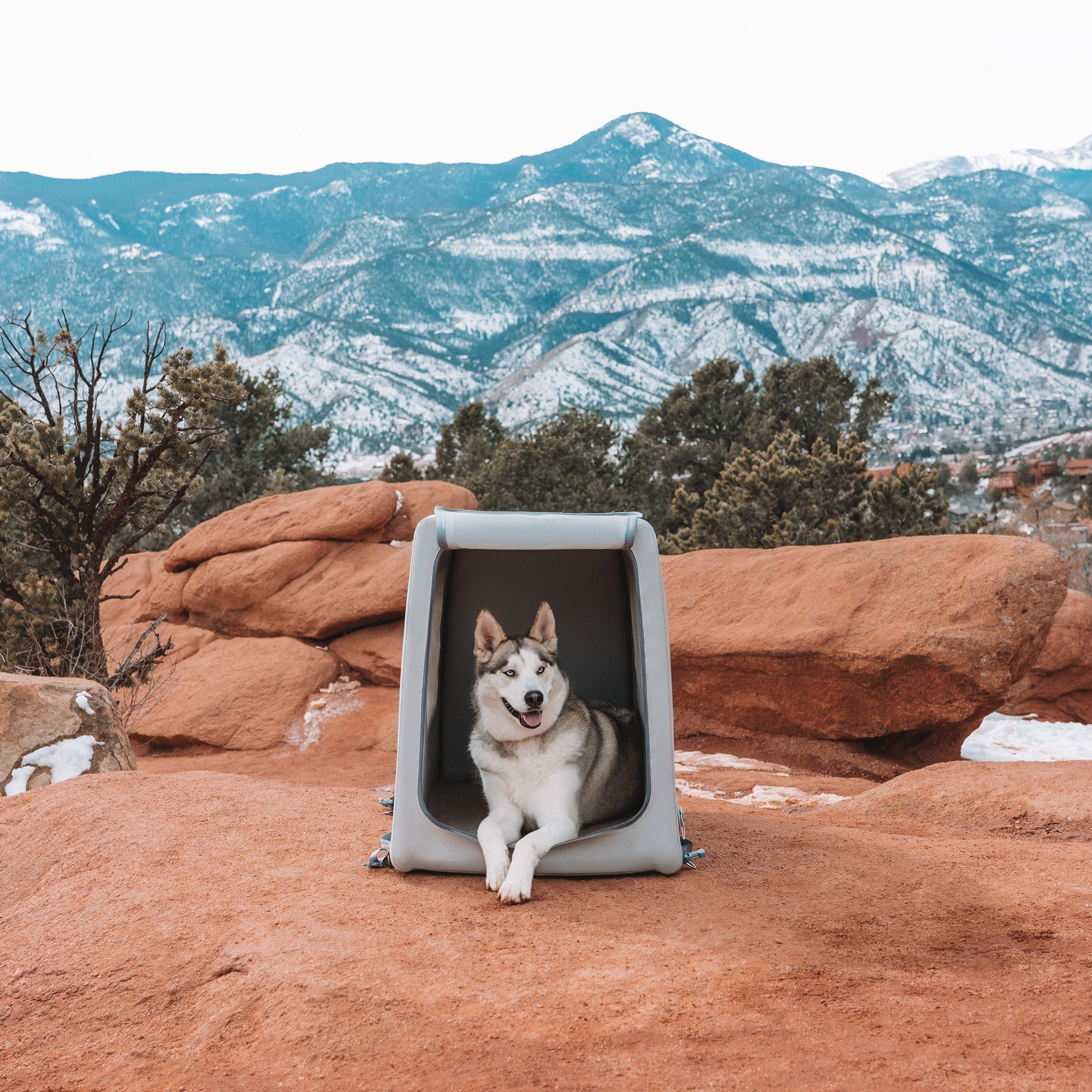 Enventur Inflatable Travel Dog Kennel