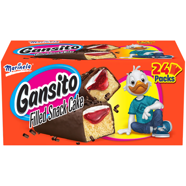 Pastelito Gansito Snack Cakes, 1.76 oz, 24 ct