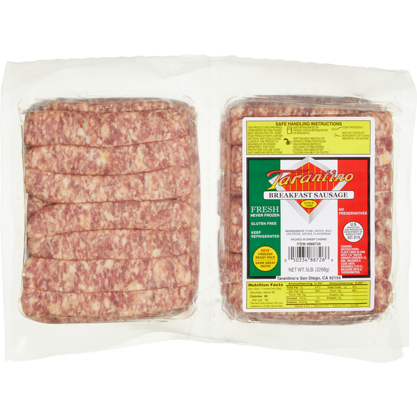 Breakfast Pork Sausage Links, 5 lbs