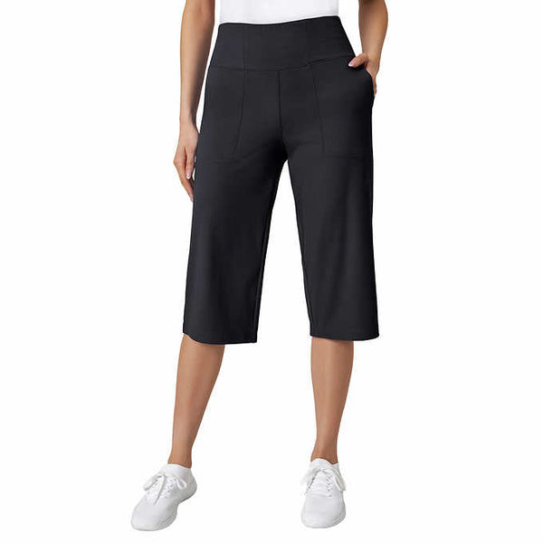 Ladies' High-Rise Wide Leg Capri