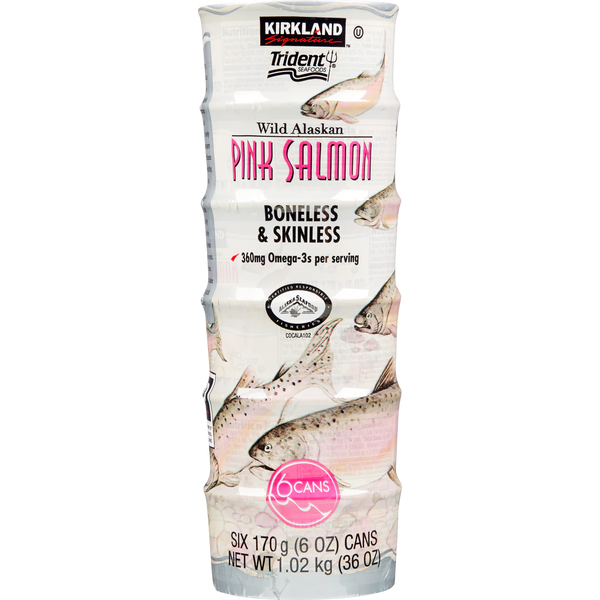 Wild Alaskan Pink Salmon, 6 oz, 6 ct