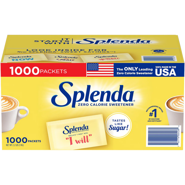 Splenda Portion Packets, 1000 ct