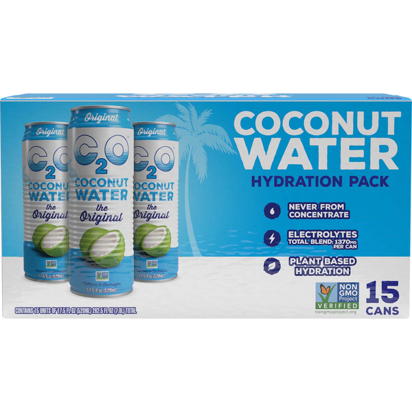 Coconut Water Hydration Pack, Original, 17.5 fl oz, 15 ct