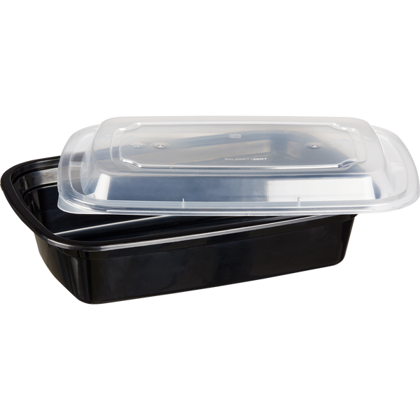 Rectangle Container and Lid, 38 oz, 150 ct