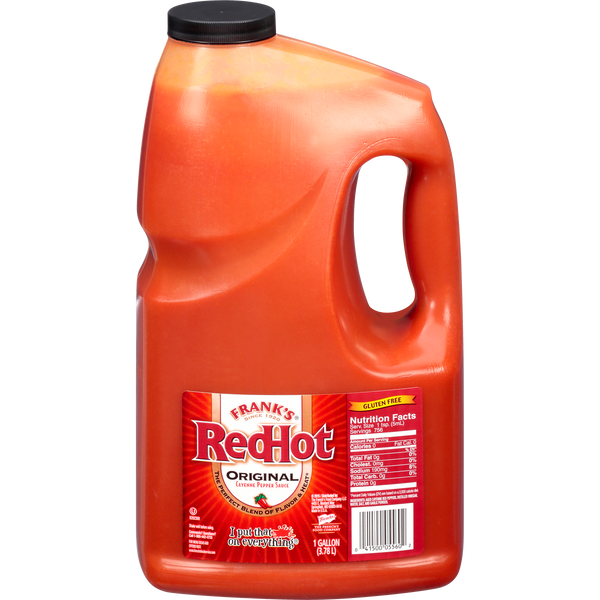 RedHot Cayenne Pepper Sauce, Original, 1 Gallon