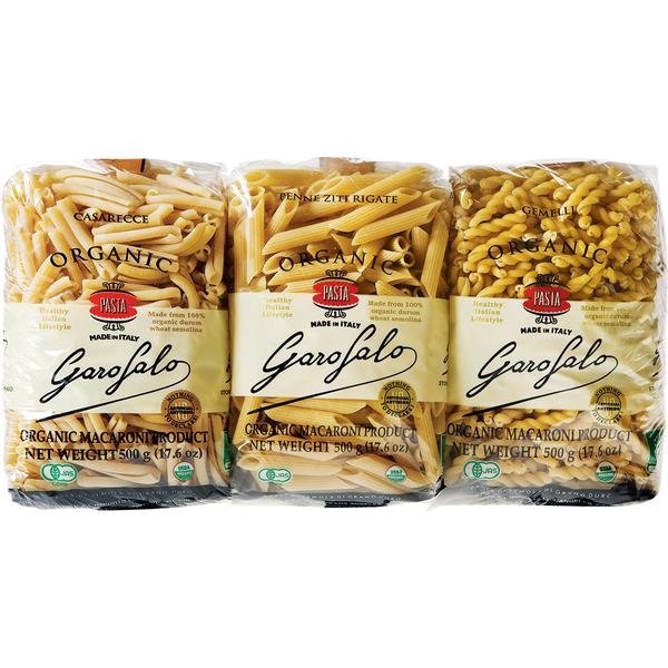 Organic Pasta, Variety Pack, 17.6 oz, 6 ct