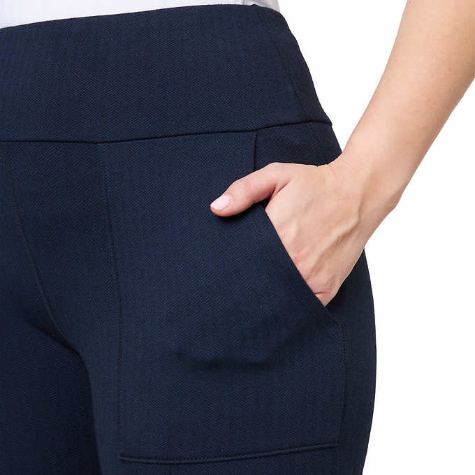 NEW Mondetta Women's Pintuck Straight Leg Pull On Pants Size Medium