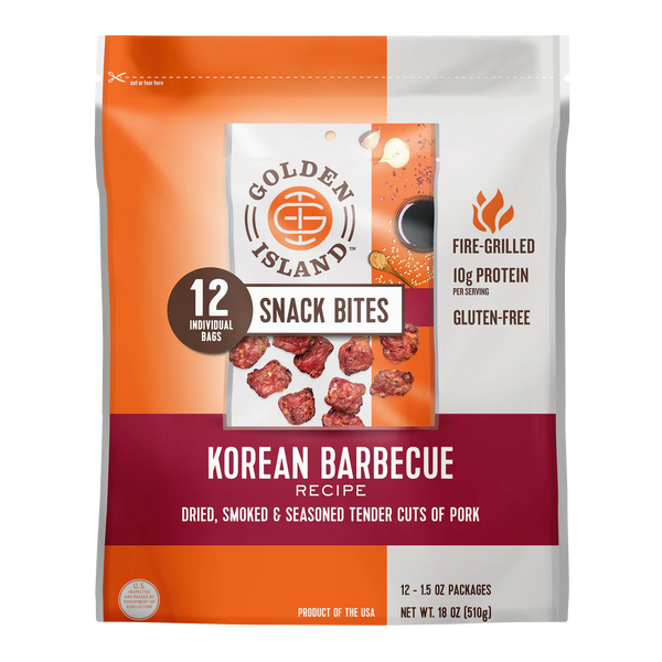 Pork Snack Bites, Korean Barbecue, 1.5 oz, 12 ct