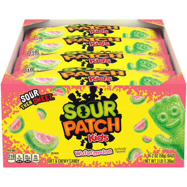 Sour Patch, Watermelon, 2 oz, 24 ct