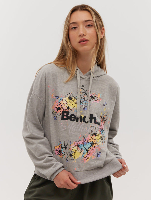 Florence French Terry Cropped Pullover Hoodie