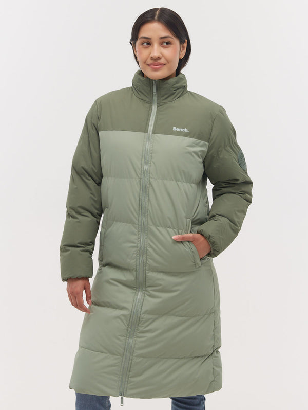 Phyllis Two-Tone Long Parka