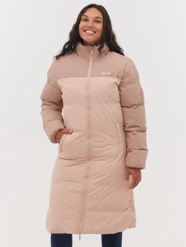 Phyllis Two-Tone Long Parka