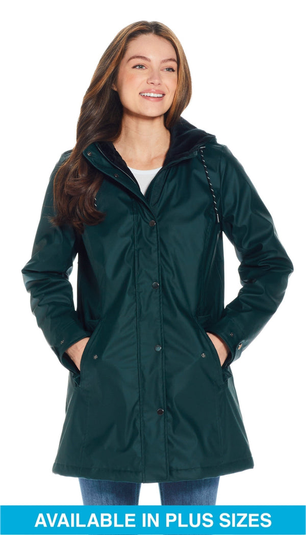 HOODED RAIN SLICKER