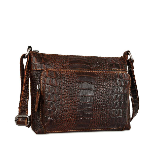 Hornback Croco Mini City Crossbody #HB810