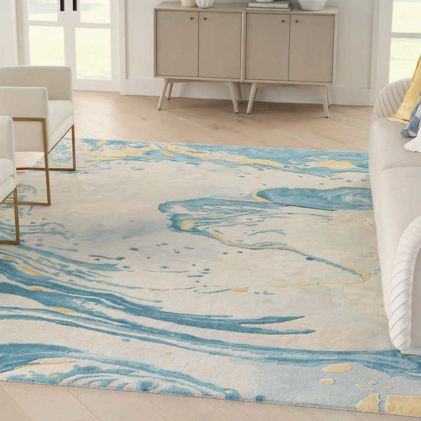 Kroma Area Rug, Ocean Breeze