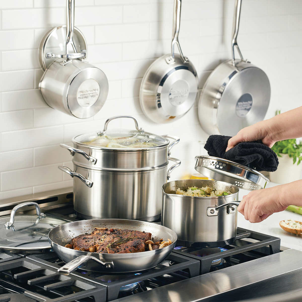 Member's Mark 14-Piece Tri-Ply Cookware Set