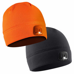 Rechargeable POWERCAP LED Lighted Beanie 2-pack