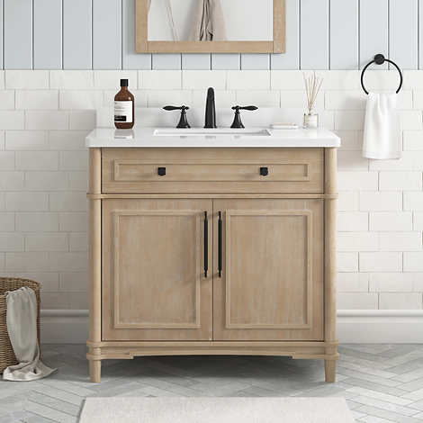 Worcester Brown Bath Vanity