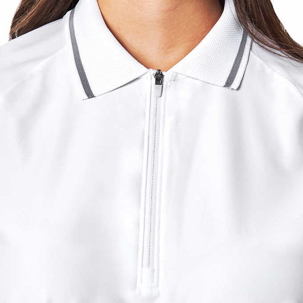 Mondetta Ladies' Collared Zip Front Tee