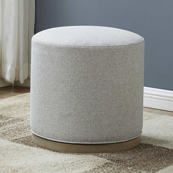 Drayden Fabric Swivel Ottoman