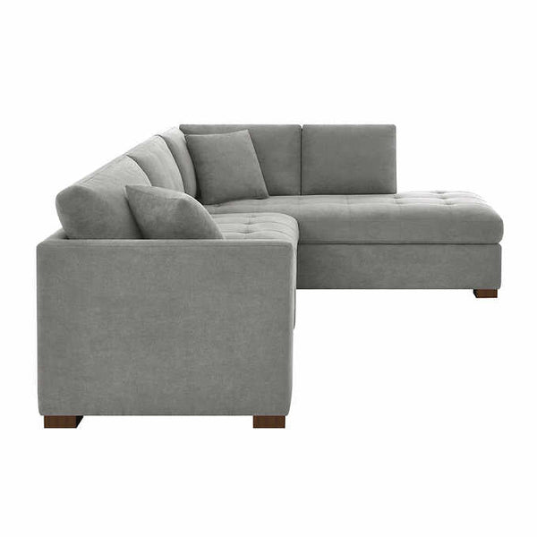 Thomasville Miles Fabric Sectional with Power Footrest