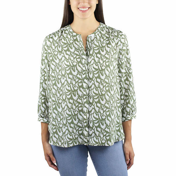 Jachs Girlfriend Ladies' 3/4 Sleeve Blouse