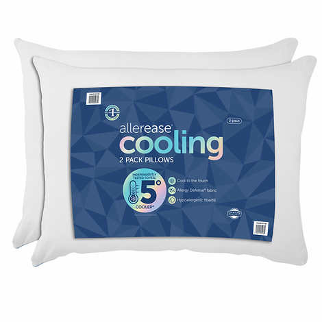 AllerEase Cooling Pillow, 2-pack