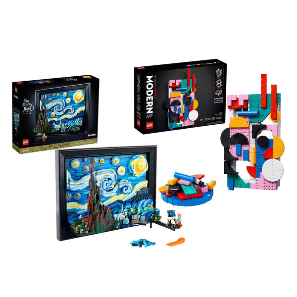 LEGO The Starry Night & Modern Art Bundle