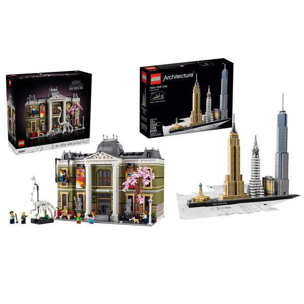 LEGO Natural History Museum and New York City Bundle