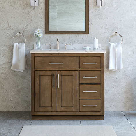 OVE Decors Alonso Bath Vanity in Brown